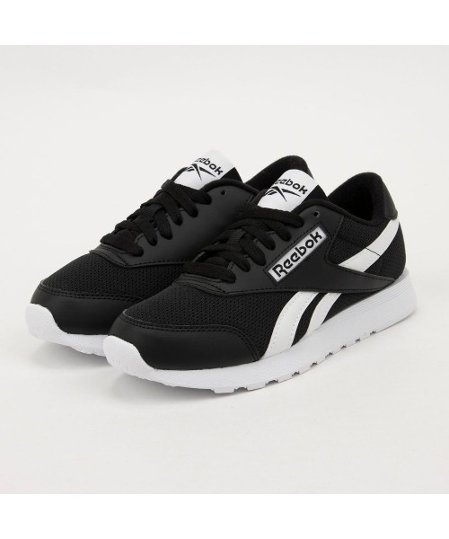 「Reebok」 ローカットスニーカー 26.0cm ブラック×ホワイト メンズ_画像4