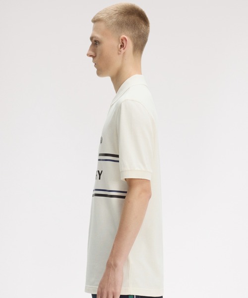 FRED PERRY フレッドペリー　半袖　ポロシャツ　M FRED PERRY（フレッドペリー） ポロシャツ 半袖 Fred Perry Graphic