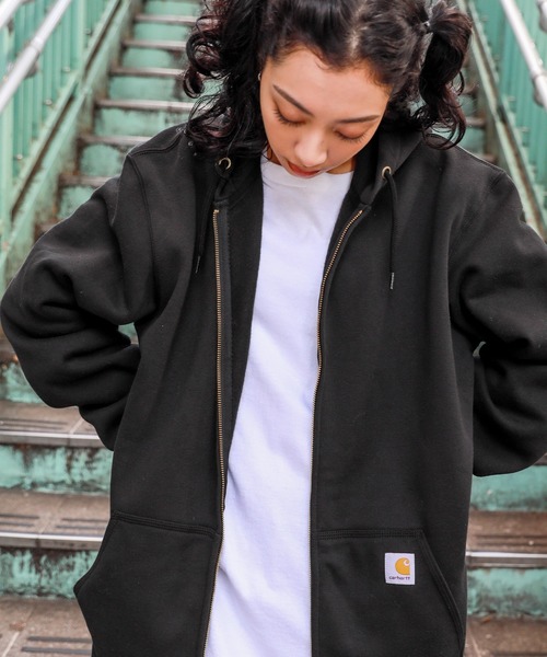 Carhartt（カーハート） ジップアップパーカー M イエロー メンズ