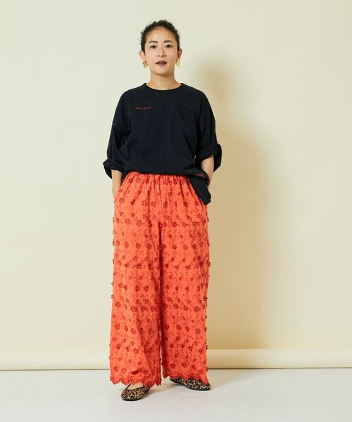 「Freada」 イージーパンツ ONE SIZE ブラック レディース_画像5