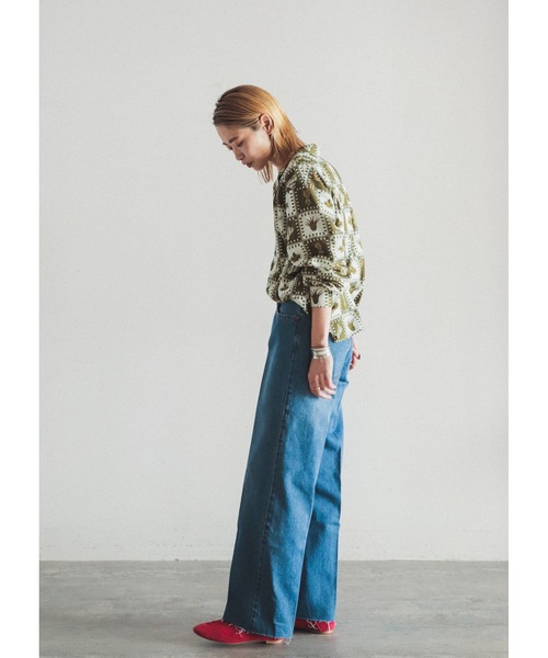 「FIL DE FER」 デニムパンツ SMALL ブルー レディースの画像