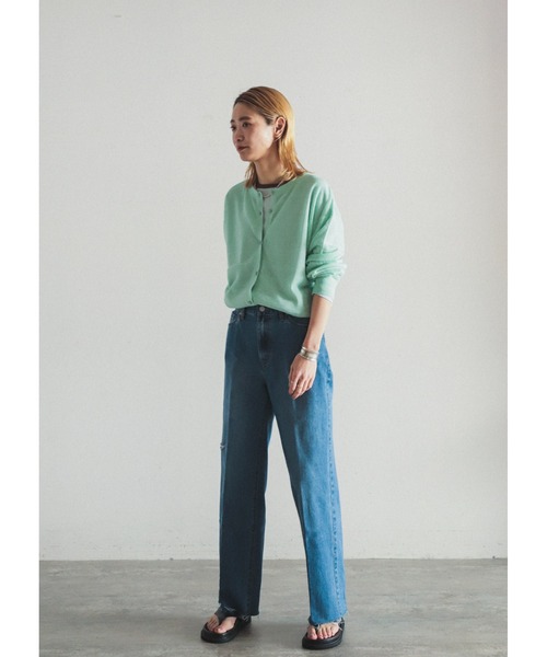 「FIL DE FER」 デニムパンツ SMALL ブルー レディースの画像