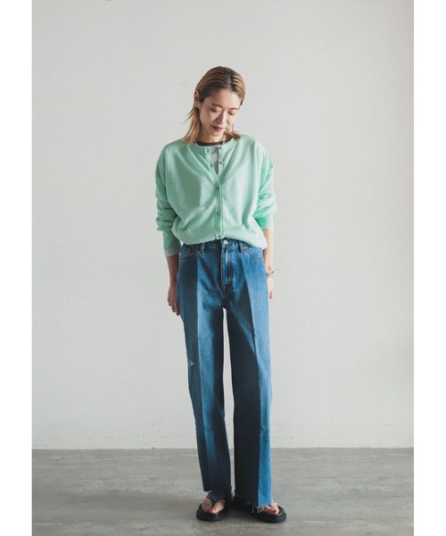 「FIL DE FER」 デニムパンツ SMALL ブルー レディースの画像