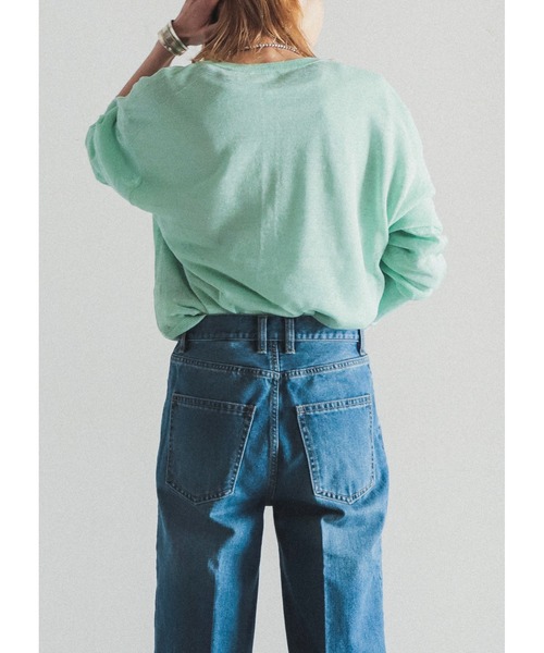「FIL DE FER」 デニムパンツ SMALL ブルー レディースの画像