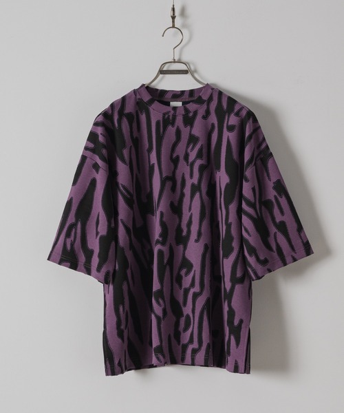 「Casper John」 半袖Tシャツ MEDIUM パープル メンズ_画像2