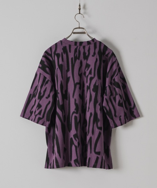 「Casper John」 半袖Tシャツ MEDIUM パープル メンズ_画像3
