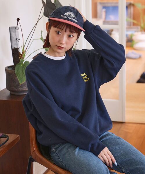 「FFEIN」 スウェットカットソー SMALL ブラウン メンズ_画像2