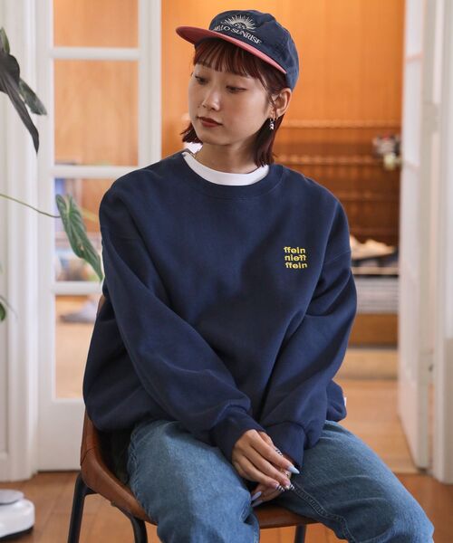 「FFEIN」 スウェットカットソー SMALL ブラウン メンズ_画像3