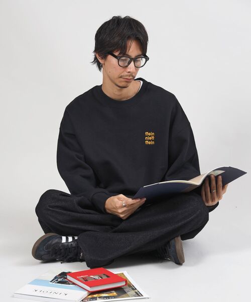 「FFEIN」 スウェットカットソー SMALL ブラウン メンズ_画像6