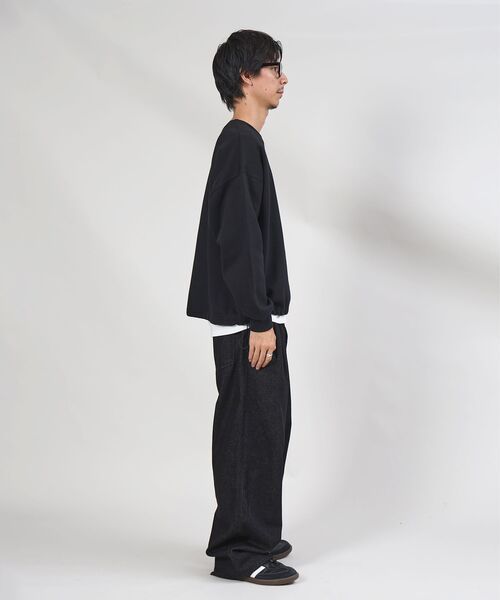 「FFEIN」 スウェットカットソー SMALL ブラウン メンズ_画像9