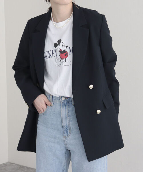「fredy emue」 ジャケット 36 ベージュ レディース_画像3
