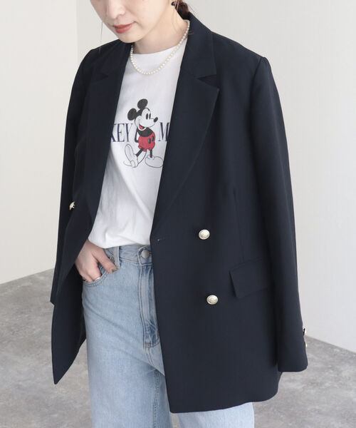「fredy emue」 ジャケット 36 ベージュ レディース_画像4