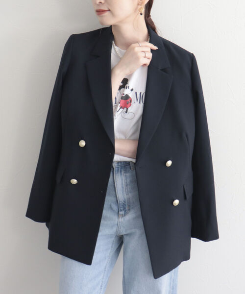「fredy emue」 ジャケット 36 ベージュ レディース_画像5