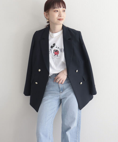 「fredy emue」 ジャケット 36 ベージュ レディース_画像6
