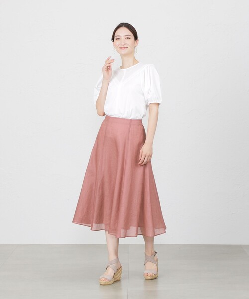 「AMACA」 半袖Tシャツ 40 ブルー系その他2 レディース_画像2