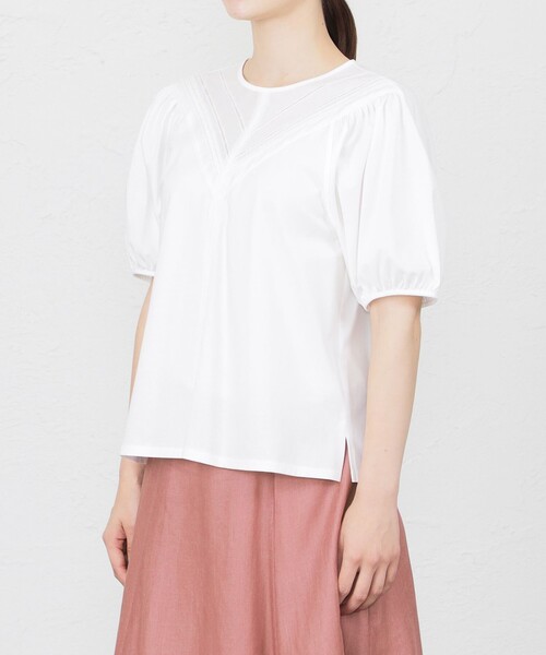 「AMACA」 半袖Tシャツ 40 ブルー系その他2 レディース_画像5