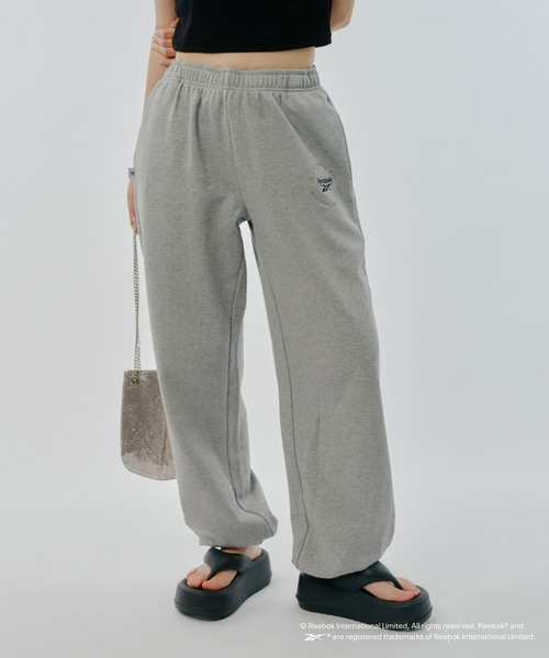 「Reebok」 スウェットパンツ MEDIUM グレー メンズ_画像2
