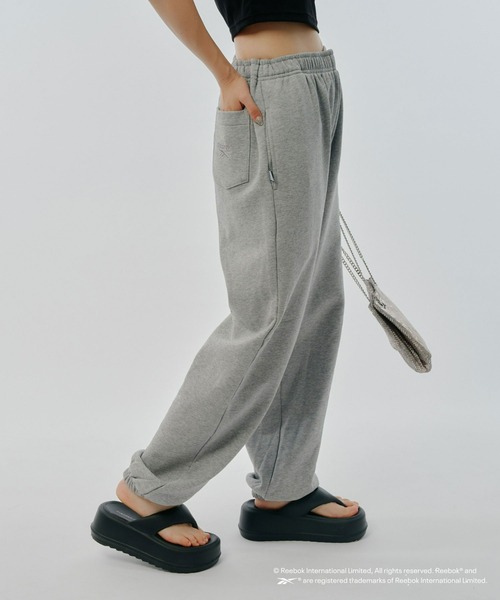 「Reebok」 スウェットパンツ MEDIUM グレー メンズ_画像6