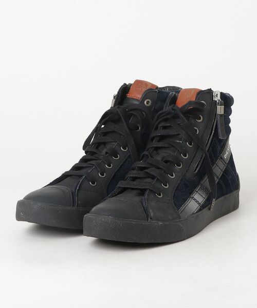 DIESEL（ディーゼル） ハイカットスニーカー 26.5cm ブラック メンズ
