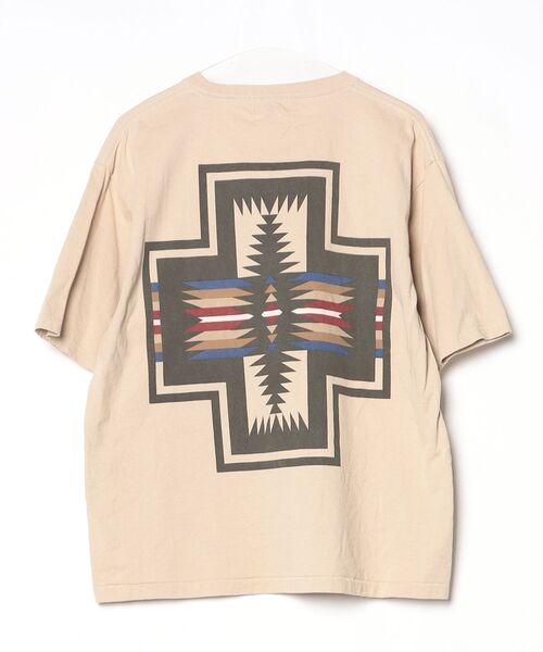 「PENDLETON」 半袖Tシャツ M ベージュ メンズ_画像2