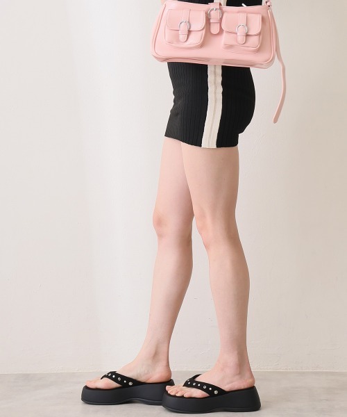 DEMETER（デメテル） 厚底 サンダル 2WAY 厚底 カバー付き ベルト 