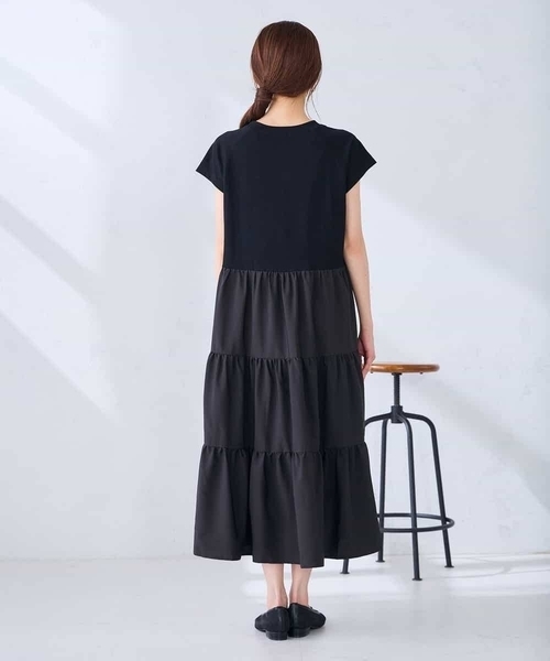 ワンピース 「WEB限定」バックティアードワンピースの画像