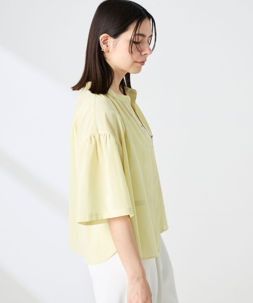 ブラウス シャツ ウォッシャブル袖2ＷAYシアーボイルブラウス レディースの画像