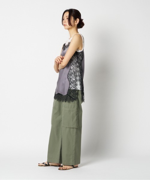 HELIOPOLE（エリオポール） キャミソール SATIN LACE CAMISOLE 
