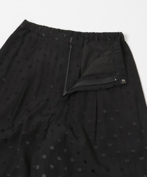 ワイドパンツ パンツ サテンドットパンツ レディース : ZOZOTOWN Yahoo