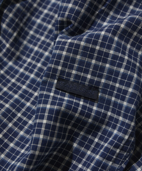 CAHLUMN（カウラム） パンツ Indigo Madras Check Easy Pant メンズ