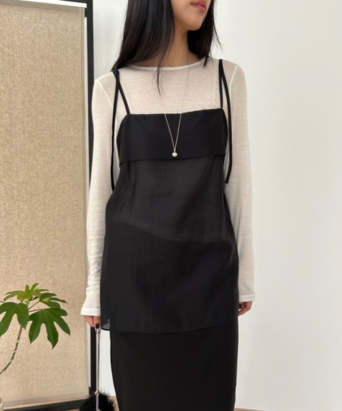 「Didot.showroom」 長袖カットソー FREE グレー レディース_画像8
