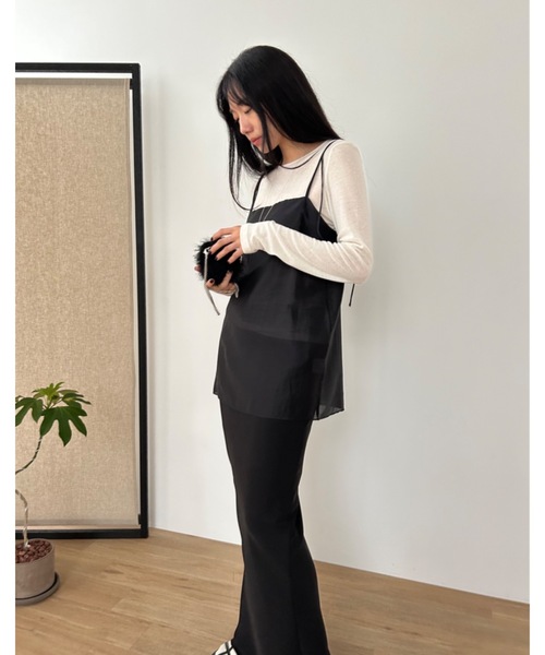 「Didot.showroom」 長袖カットソー FREE グレー レディース_画像9