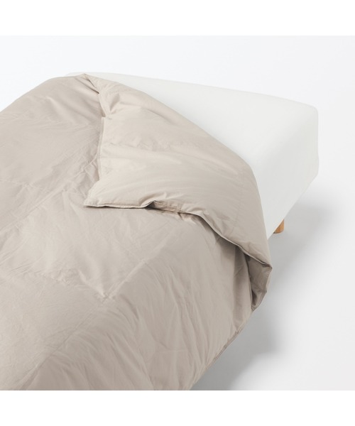 無印良品（MUJI） ベッド 寝具 カバーがなくても使える 洗える羽毛薄掛