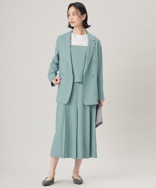 「自由区」 ジャケット 40 グリーン レディース_画像7