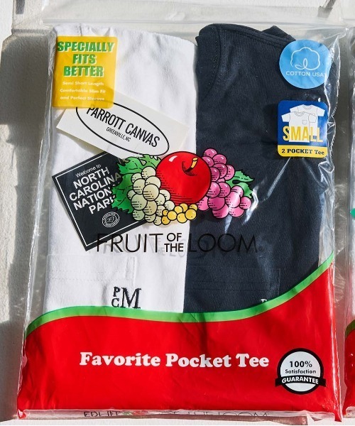 「PARROTT CANVAS」 「fruit of the loom」半袖Tシャツ M ホワイト系その他2 レディース_画像4
