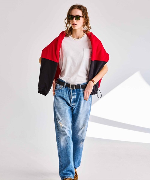 「PARROTT CANVAS」 「fruit of the loom」半袖Tシャツ M ホワイト系その他2 レディース_画像5