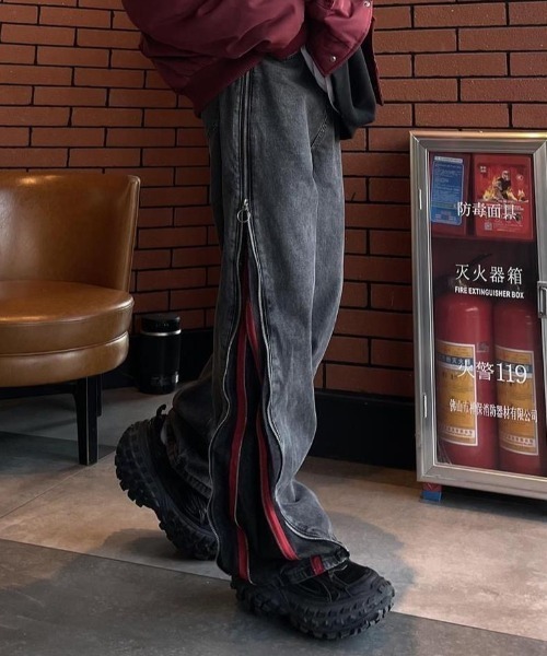 「ARULE」 デニムパンツ L ブラック メンズ_画像2
