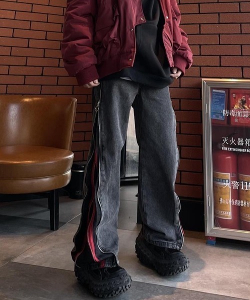 「ARULE」 デニムパンツ L ブラック メンズ_画像3