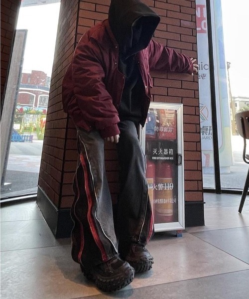 「ARULE」 デニムパンツ L ブラック メンズ_画像6