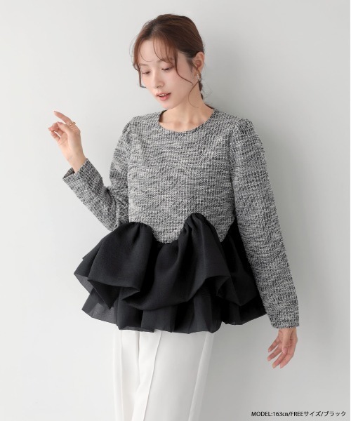 FETICO（フェティコ） fetico MESH KNIT SHAPED-NECK BODYSUIT FTC242