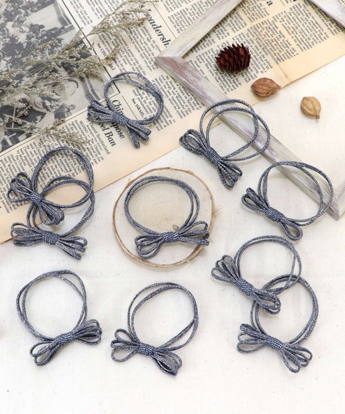 Esime（エシミー） ヘアゴム ハンドメイドリボンヘアゴム 10個入り