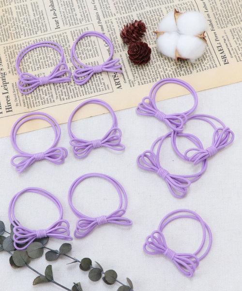 Esime（エシミー） ヘアゴム ハンドメイドリボンヘアゴム 10個入り