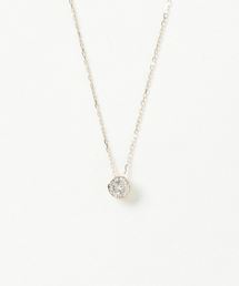 con affetto ♡18金♡一粒ダイヤネックレス con affetto(ファッション) ネックレス K18ダイヤフラワー