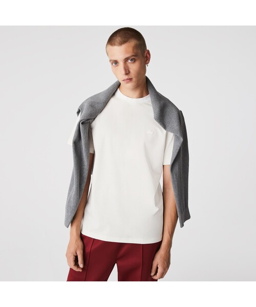 LACOSTE（ラコステ） tシャツ ウルトラライトピケロゴネックTシャツ