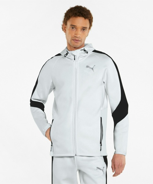 スウェット PUMA プーマ メンズ EVOSTRIPE フルジップ フーディー