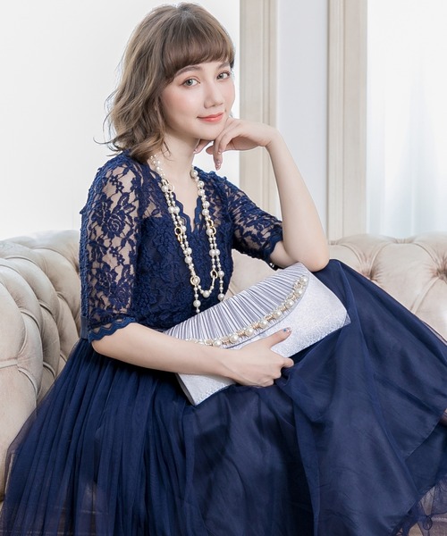 DRESS STAR ネックレス パールネックレス レディース ロング