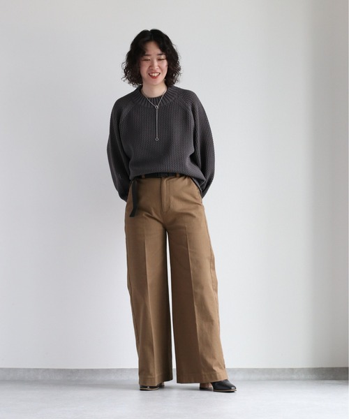 cepo チノパン チノストレッチワイドパンツ レディース