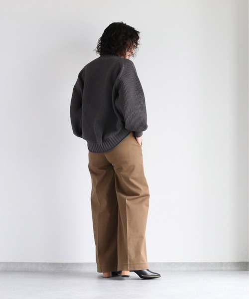 cepo チノパン チノストレッチワイドパンツ レディース