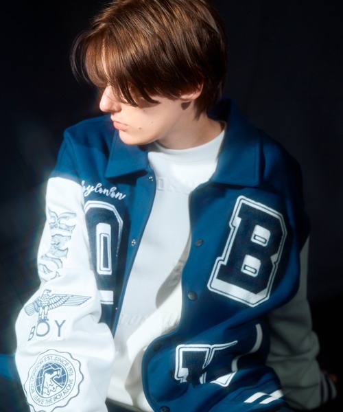 韓国 CRANK NUMBER STARDIUM JACKET スタジャン ELEMENT エレメント スタジアムジャケット メンズ HRTN STADIUM