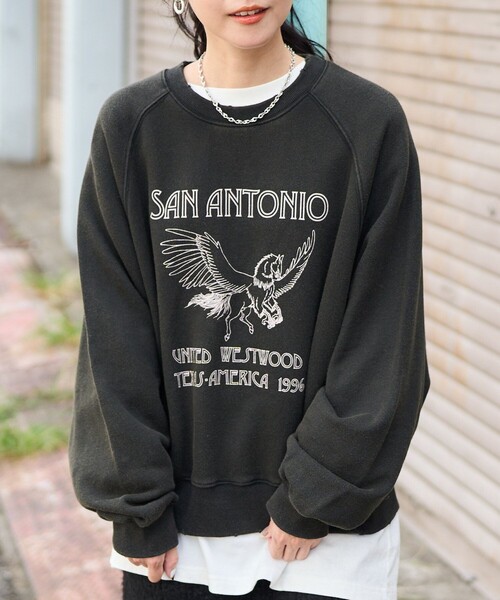 FREAK'S STORE（フリークスストア） トレーナー スウェット ダメージ